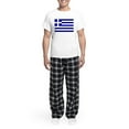 thumbnail image 5 of CafePress - Greece Flag Men's Light Pajamas - Men's Light Loose Fit Cotton Pajama Set, 5 of 7