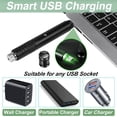 thumbnail image 3 of Puntero láser de alta potencia Puntero de luz láser verde de largo alcance Juguetes Puntero Lazer de alta potencia para presentaciones Caza al aire libre Puntero láser USB recargable ShuxiuWang 1327537090052, 3 of 5