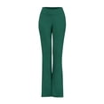 thumbnail image 3 of Women's Flared Leggings for Yoga and Dance with Pockets Comfortable Straight Leg Sportswear for Outdoor Activities, 3 of 7