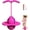 Pink, variant on Balance Jumping Ball with Handle, Upgraded Pogo Stick for Kids Adult, Childrens Bouncing Hopping Ball with Pump, Indoor Outdoor Balance Coordination Toy for Boys Girls Ages