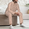 thumbnail image 7 of Fotbe New Year'S Eve Party Pattern Long Sleeve Pajama Set for Men,Sleepwear Set,2-piece Loungewear Set,Soft PJs Comfy Nightwear with Pockets-X-Large, 7 of 7