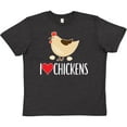thumbnail image 3 of Inktastic Chickens Cute Farm Animal Youth T-Shirt, 3 of 5