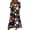 Dark Blue, variant on Halloween Dress for Women Crew Neck Pumpkin Ghost Cat Graphic Midi Dress Short Sleeve Loose Fit Casual Dresses with Pockets Purple XL