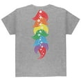 thumbnail image 2 of Halloween Rainbow Heart Unicorn Costume Pony Youth T Shirt Heather YXL, 2 of 2