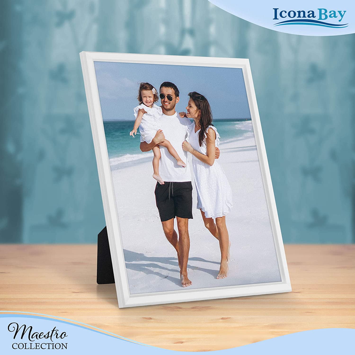 AmPm 4x6 (10x15 cm) Picture Frames Set (White, 12 Pack), Classy