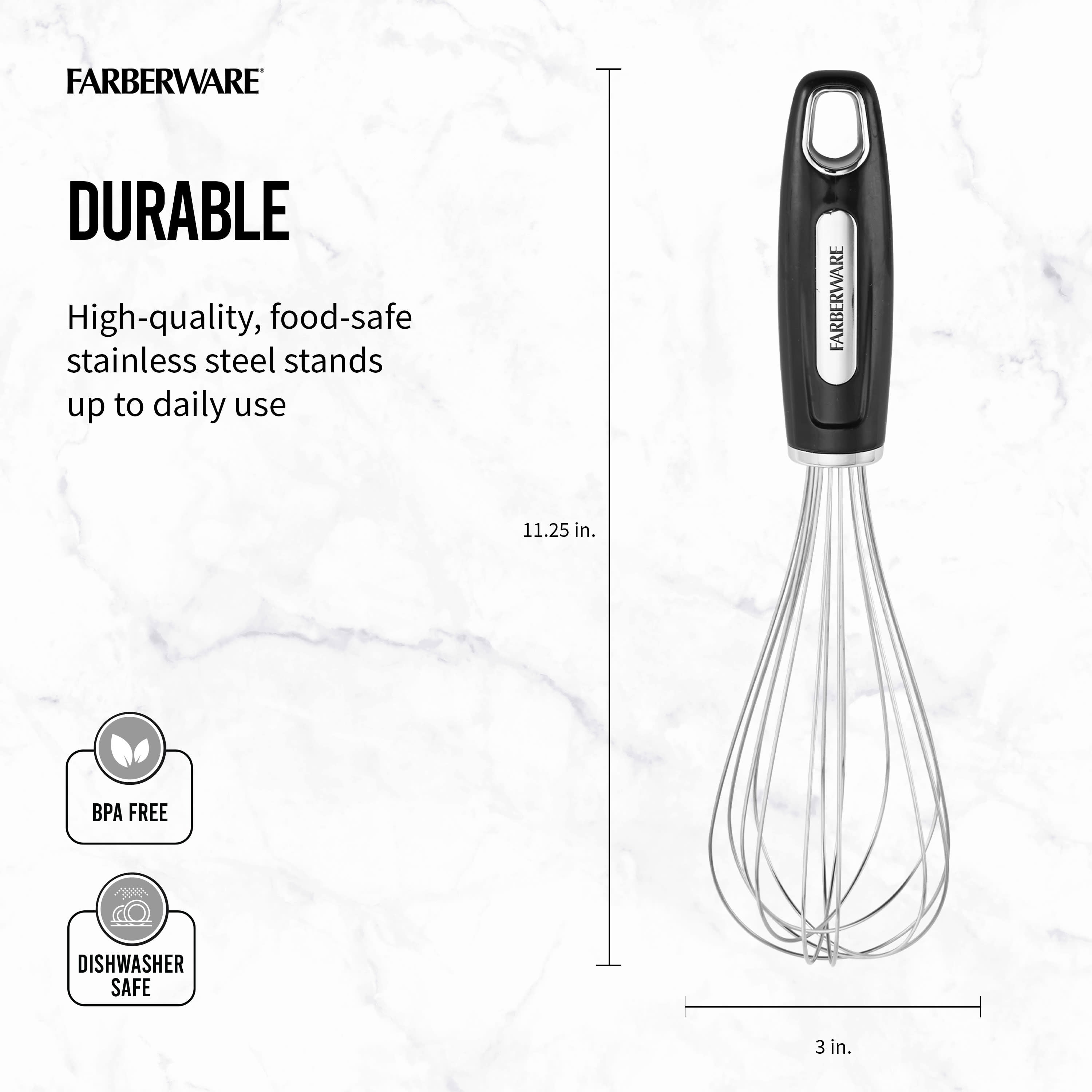 Farberware Professional Metal Whisk with Black Handle