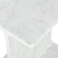 thumbnail image 4 of Enzo Luxury Genuine Solid Marble Icon End Table, 4 of 5
