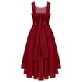 thumbnail image 3 of Alvivi Kids Girls Sequins Party Dress Formal Wedding Bridesmaid Prom Gown 4-16 Burgundy 8, 3 of 6