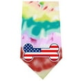 thumbnail image 2 of America Bone Flag Screen Print Bandana Tie Dye, 2 of 2