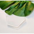 thumbnail image 4 of 1/4" Thick Clear Acrylic Hexagon,HexagonAcrylic Coaster,Coaster Templates,Woodworking Router Template 2PCS, 4 of 8