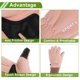 thumbnail image 4 of Guantes de ciclismo de dedo completo para mujer, guantes de motocicleta para escalar, motocicleta, ciclismo, doble forro polar, rosa, talla única, 4 of 6