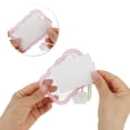 thumbnail image 4 of Unique Bargains 1 Pc ID Badge Holder Elastic Cord Keychain Card Holder Pink, 4 of 5