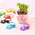 thumbnail image 6 of New Fashion Small Candy Flower Keychain For Women Girl  Key Ring Car Key Chain Bag Charms Pendant Party Jewelry, 6 of 14