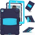thumbnail image 1 of Case de tableta para iPad 9.7 '' '2018/2017/Pro 9.7' '/Air 2, Caso protectora a prueba de choques de servicio pesado con Kickstand Ikkle iPad 9.7 2018/2017/Pro9.7/Air2, 1 of 10