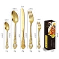 thumbnail image 5 of PENGXIANG Heavy Duty Silverware Set with Steak Knives Stainless Steel Flatware Cutlery Set for Home Kitchen Restaurant Hotel, 5 of 5
