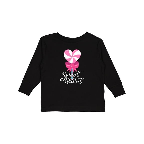Inktastic Sweetheart-Valentine Lollipop Boys or Girls Long Sleeve Toddler T-Shirt