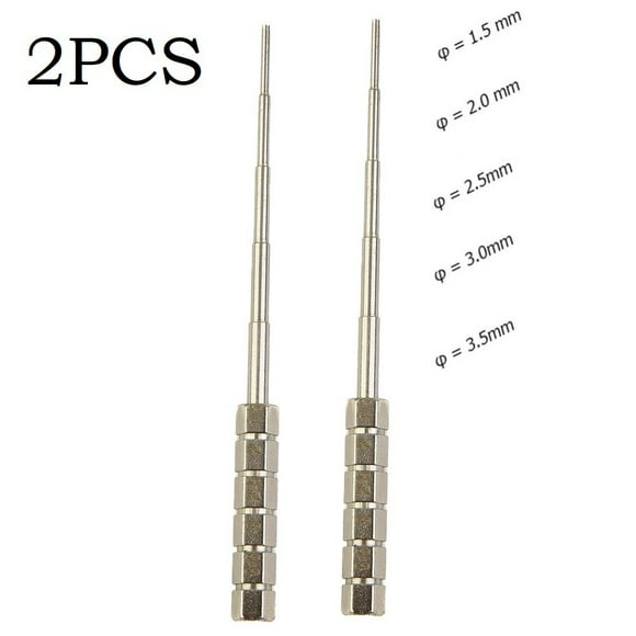 2PCS Stainless steel Micro Wire Winding Rod Wrapping wire jig tool 1.5mm-3.5mm