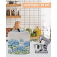 thumbnail image 4 of Blue Floral Stand Mixer Dust Cover with Storage Pocket & Handles, Summer Botanical Hydrangeas Butterfly Fits All Tilt Head & Bowl Lift Kitchen Appliance Cover Organizer Bag Accessories, 6-8 Quart, 4 of 6