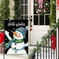 thumbnail image 3 of Mizhona Merry Christmas Garden Flag Xmas Tree for Outside Winter New Year Yard Welcome Flag Double Sided Holiday Decorative 12"X18", 3 of 6