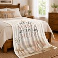 thumbnail image 6 of New Mama Recovery Mode Quote with Cozy Chair, Calming Graphic Style for New Moms, Postpartum Rest Motif and Baby Shower Gift, Cozy Flannel Blanket for Nursery and Bedroom, Home Decor, 6 of 7