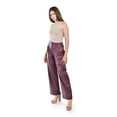 thumbnail image 2 of Pantalon de vinipiel pierna ancha Roman Fashion /Juvenil, 721 (Vino) vino EG, 2 of 5