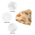 thumbnail image 3 of Lsque Autumn Leaves And Pumpkins Pattern Knitted Beanie, Unisex Winter Hat, Knit Hat Winter Beanies Thick Fisherman Beanies Cuffed Plain Skull Caps, 3 of 6