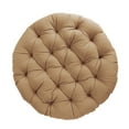 thumbnail image 2 of Sorra Home  Indoor Round Papasan Cushion 48" x 48" x 4" - Khaki, 2 of 5