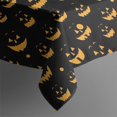 thumbnail image 5 of Horror Pumpkin Ghost Square Table Cloth Wrinkle Resistant Washable Happy Halloween Tablecolths Tablecloth for Halloween Party Decoration (60x60 Inch), 5 of 6