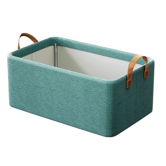 MOQIN Storage Bins, Storage Baskets for Shelves, Fabric Storage Bins with Handles, Closet Storage Bins, Closet Shelf Organizer, for Organizing Clothing,Sheets,Toys -15.7*10.6*8.3 in