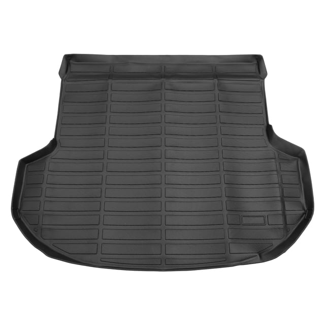 Unique Bargains Rear Cargo Liner Rear Trunk Mat for Hyundai Santa Fe 2019-2020 Anti-Slip Trunk Cargo Luggage Boot Tray Mat TPE 1 Pc Flat Face Long Grid Pattern