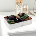 thumbnail image 6 of Elephant PU Leather Bracelet Holder Jewelry Organizer Box with Removable Compartment - Portable Organize Storage Case, 6 of 6