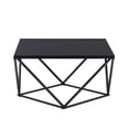 thumbnail image 2 of CLIPOP Square Coffee Table Metal Frame Modern Industrial&nbsp;Style for Living Room,Black, 2 of 10