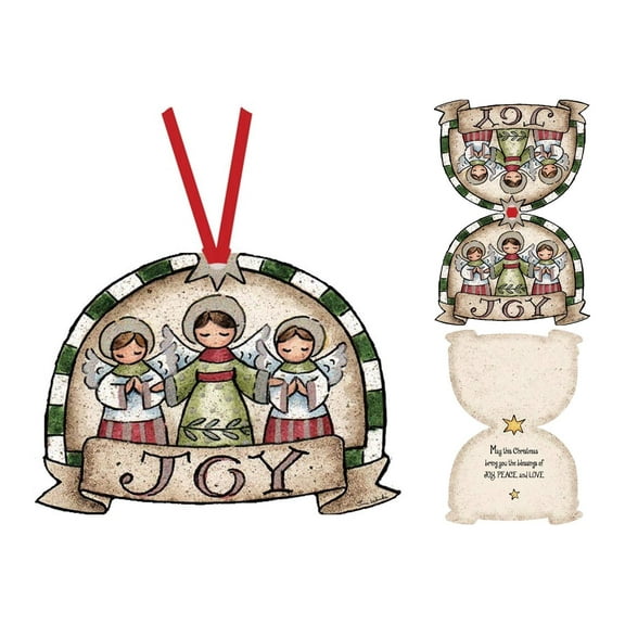 LPG Greetings Joy Angels Keepsake Ornament Box of 12 Tina Wenke Christmas Cards