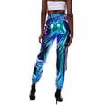 thumbnail image 3 of Women´s Street Dance Party Cargo Pants Glittering Pants, Punk Hip Hop Trousers High Waist Jogging Bottoms Pocket, 3 of 6