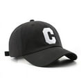 thumbnail image 4 of Letter C Embroidery Baseball Cap Men Women Soft Cotton Adjustable Snapback Sun Visor Hat Outdoor Sports Hip Hop Trucker Caps, 4 of 10