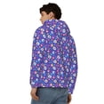 thumbnail image 4 of Kdxio colorful Skull flower leaf Print Men Hoodies Casual Hoodies for Men with Zip Pockets Full Zip Long Sleeve Sweatshirt Sports Hooded Jacket-X-Large, 4 of 5