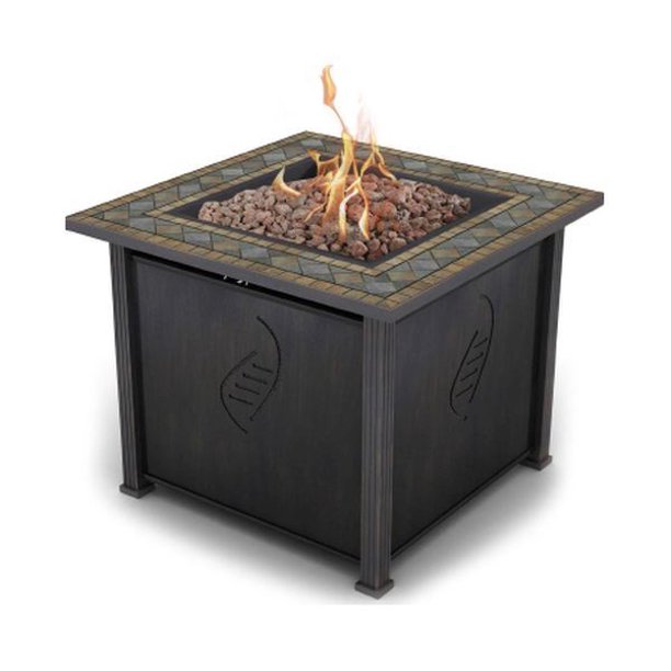 Arett B0768156 Rockwell Gas Fire Table