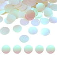 thumbnail image 1 of 450 Pcs Paillettes Rondes Plates, 20mm/0.8 Résine Dégradé AB Beige Paillettes Lâches avec Trous Simples, 1 of 7