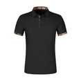 thumbnail image 7 of Mens Shirts Button Down Solid Color Short Sleeve Sleeve Mens Clothing, 7 of 7