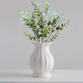 thumbnail image 4 of Meiiso Artificial Decorative Flower C (Decorative Flower, Fake Flower), 1 Bundles Artificial Flowers, Cemetery Flower Plastic Memorial Bouquet for Hanging Window Box Home Table Centerpieces Decor, 4 of 9