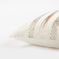 thumbnail image 2 of Gold Glam Stripe Beaded Throw Pillow, 2 of 3