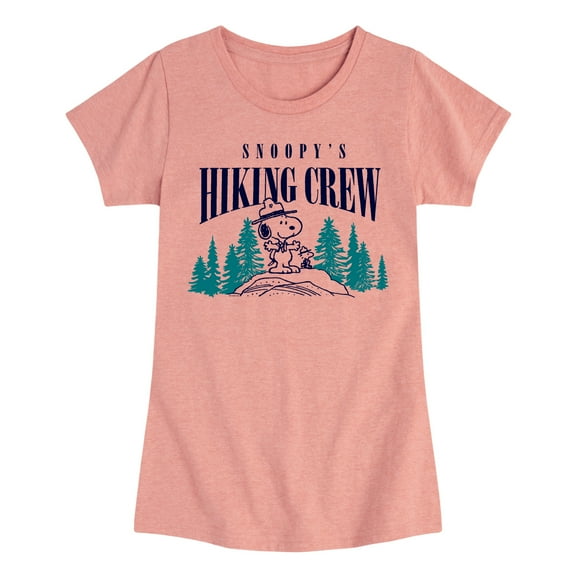 Peanuts - Snoopy Hiking Crew - Toddler & Youth Girls Short Sleeve Graphic T-Shirt