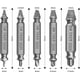 thumbnail image 2 of Zhuge Juego de extractores de tornillos dañados (6 piezas), herramienta para quitar pernos rotos, fabricado en HSS 4341 con alta dureza 62-65hrc., 2 of 4