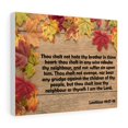 thumbnail image 3 of Bible Verse Canvas Thou Shalt Not Hate Thy Brother Leviticus 19:17-18 Christian Home Décor Wall Art Scripture Ready to Hang Faith Print, 3 of 6