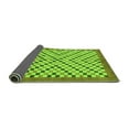thumbnail image 2 of Ahgly Company Indoor Rectangle Checkered Green Modern Area Rugs, 5' x 8', 2 of 4