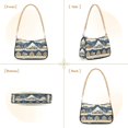 thumbnail image 7 of FORMRS Womens Shoulder Bag with Chain Strap Clutch Purse Cute Tote Handbag, Winter Village, 7 of 7