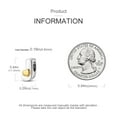 thumbnail image 3 of MULA 925 Sterling Silver Alphabet Initial Letter Charms Heart for Women Gift Jewelry Making, 3 of 7