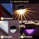 thumbnail image 1 of Lámpara Luz de pared de valla de paso de patio de jardín al aire libre impermeable de carga LED de 8 piezas Ehuebsd Nuevos Originales, 1 of 7