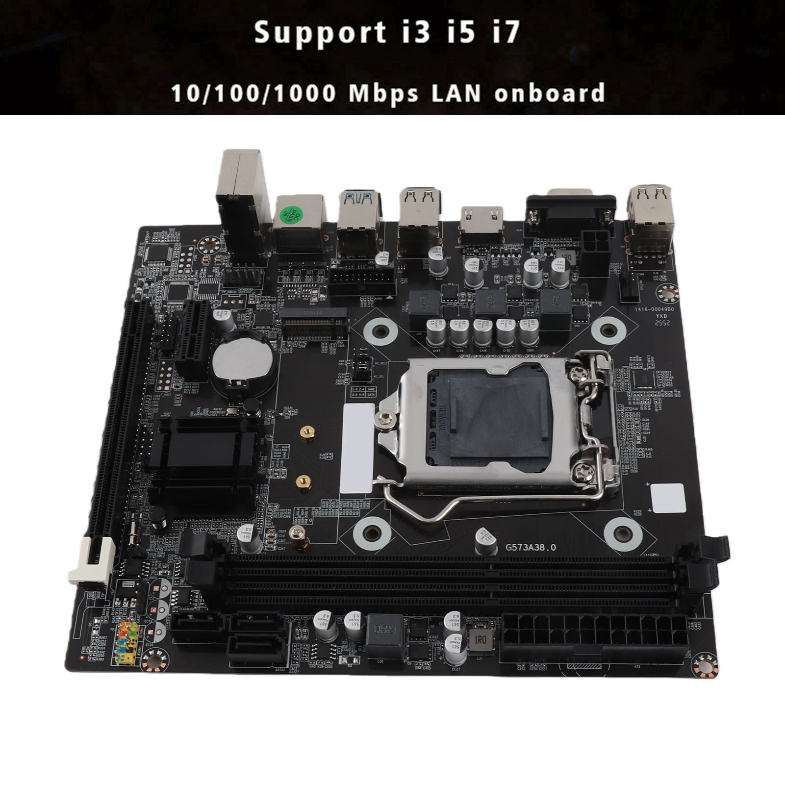 H81 Gaming Motherboard H81 Motherboard, Computer Motherboard Dual Channel DDR3 LGA 1150 for Desktop PC
