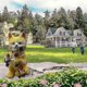 thumbnail image 3 of Cat Eats Gnome Series Garden Gnome Ornament Set Doll Decorative Props, 3 of 5